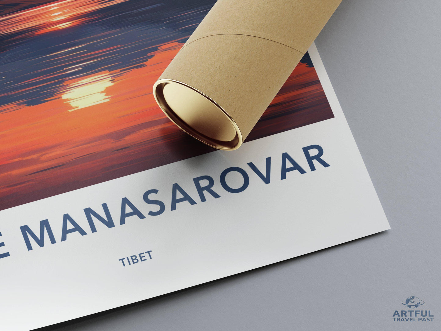 Lake Manasarovar Poster - Tibet Wall Art