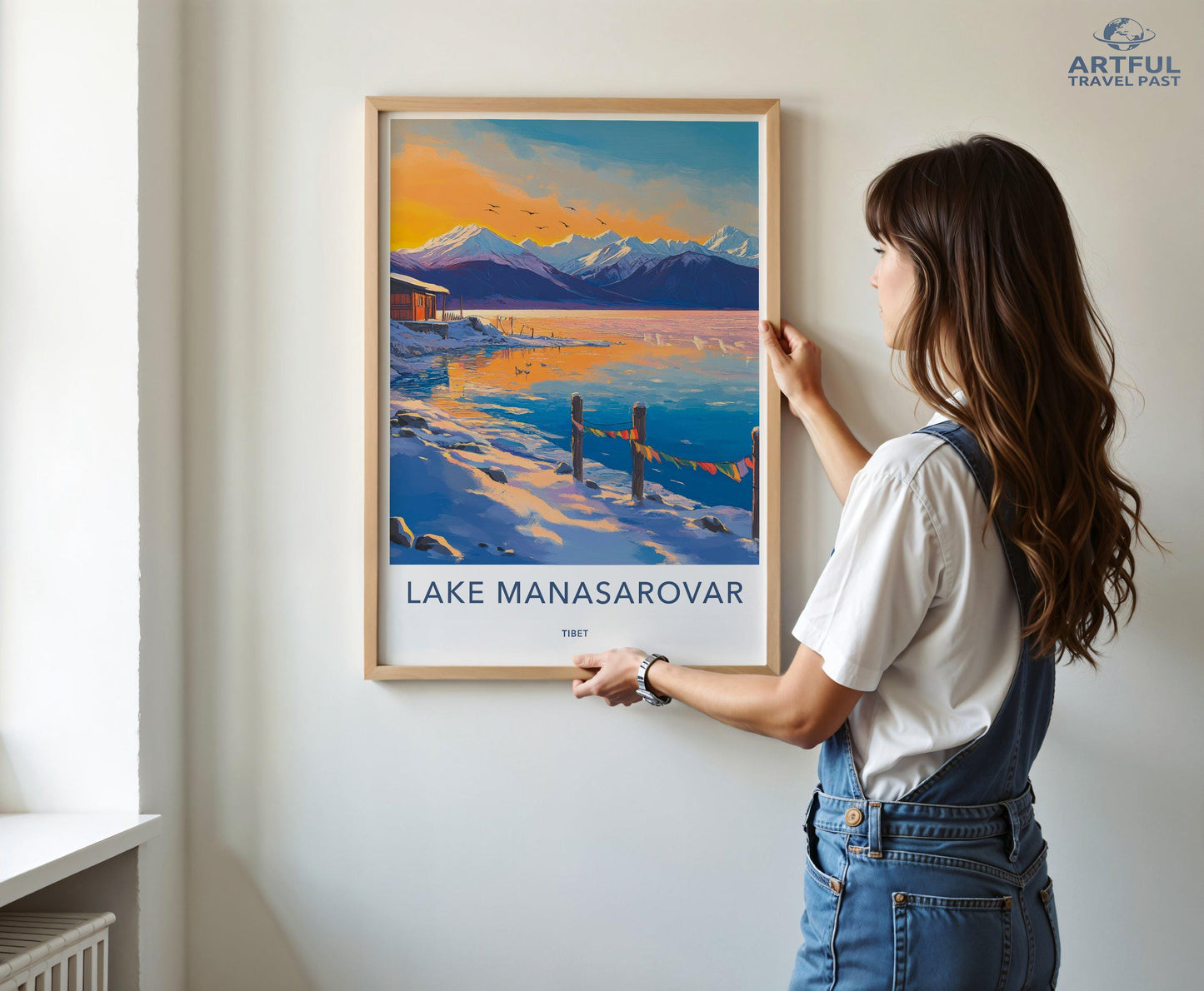 Lake Manasarovar Poster - Tibet Wall Art