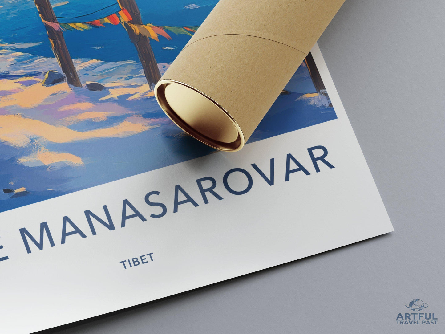 Lake Manasarovar Poster - Tibet Wall Art