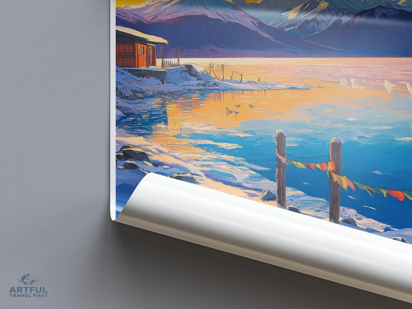 Lake Manasarovar Poster - Tibet Wall Art
