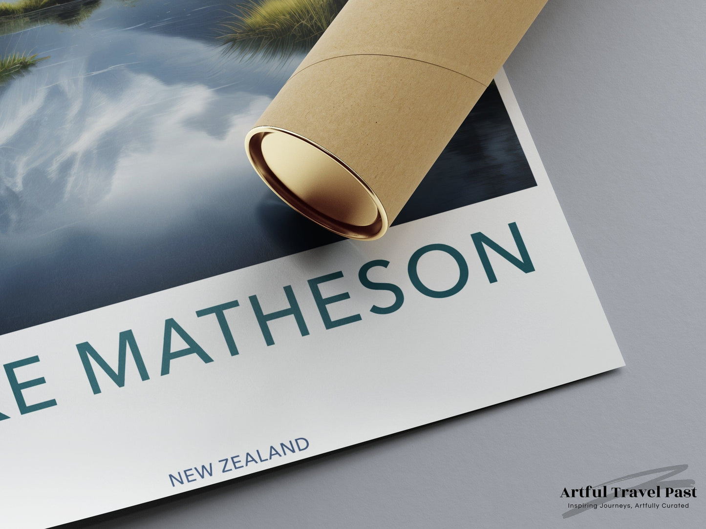 Lake Matheson Poster | New Zealand Wall Art