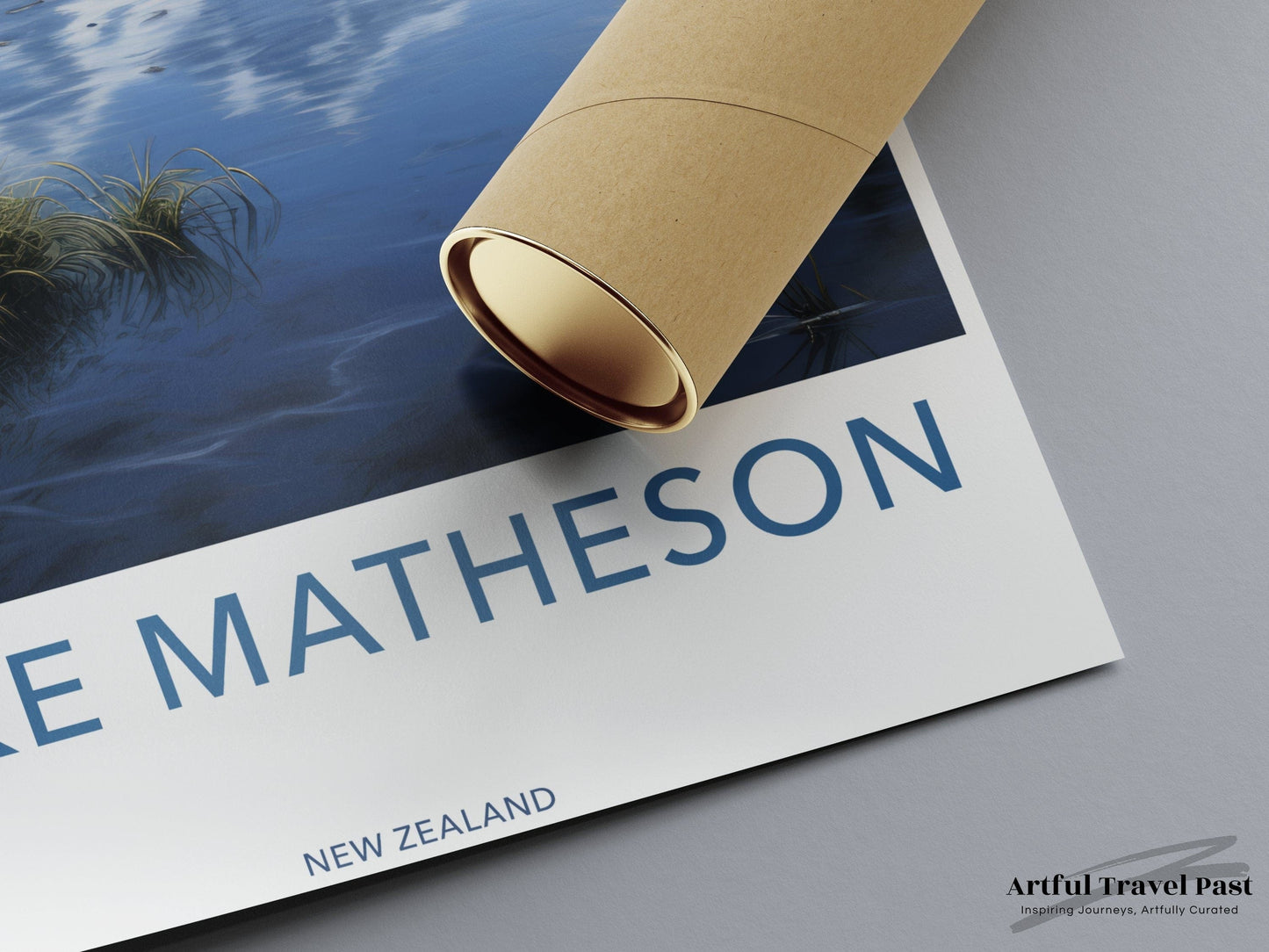 Lake Matheson Poster | New Zealand Wall Art