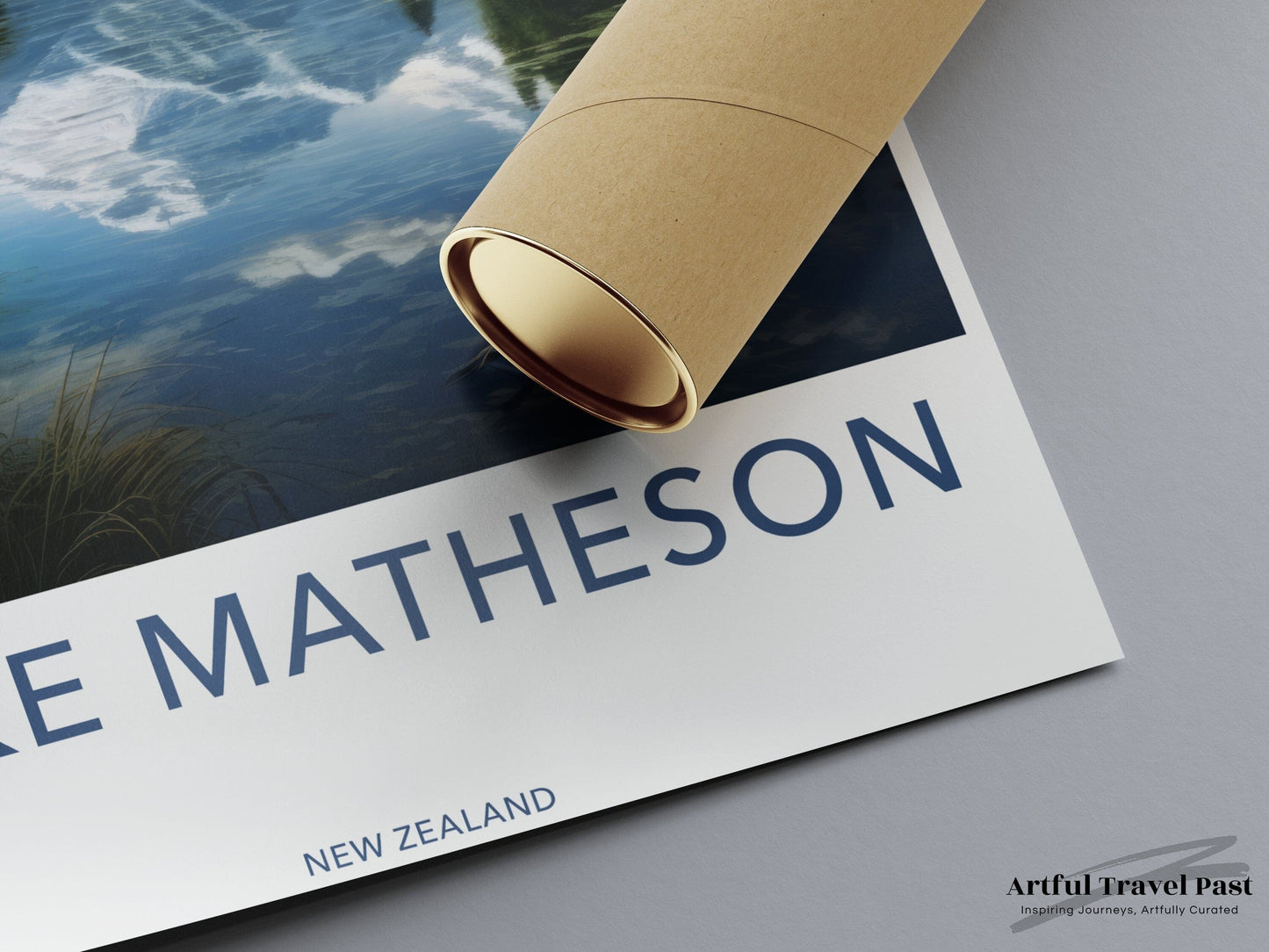 Lake Matheson Poster - New Zealand Wall Art