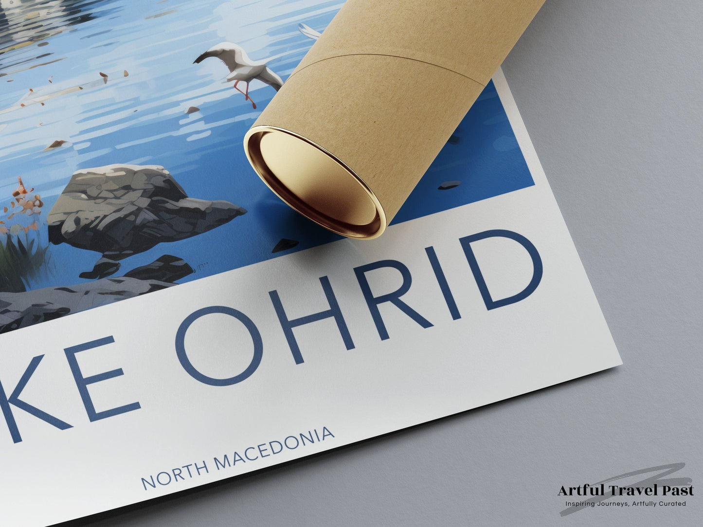 Lake Ohrid Poster | North Macedonia Wall Art