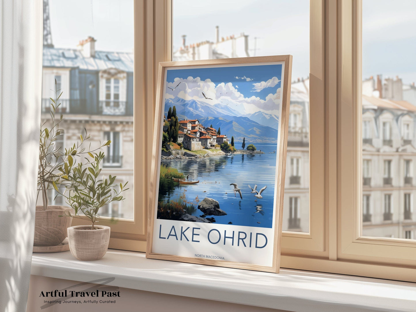 Lake Ohrid Poster | North Macedonia Wall Art