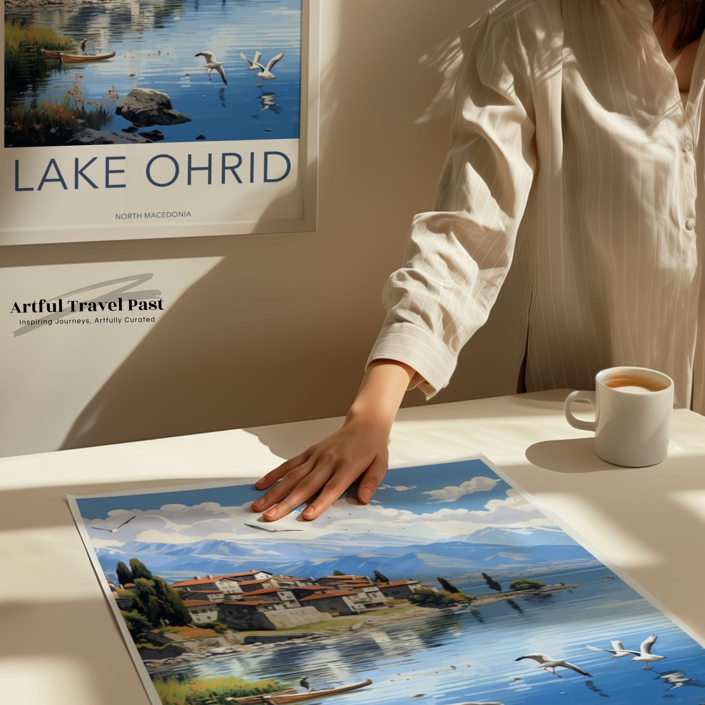 Lake Ohrid Poster | North Macedonia Wall Art