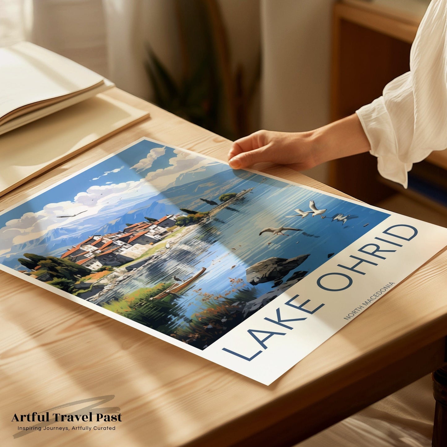 Lake Ohrid Poster | North Macedonia Wall Art