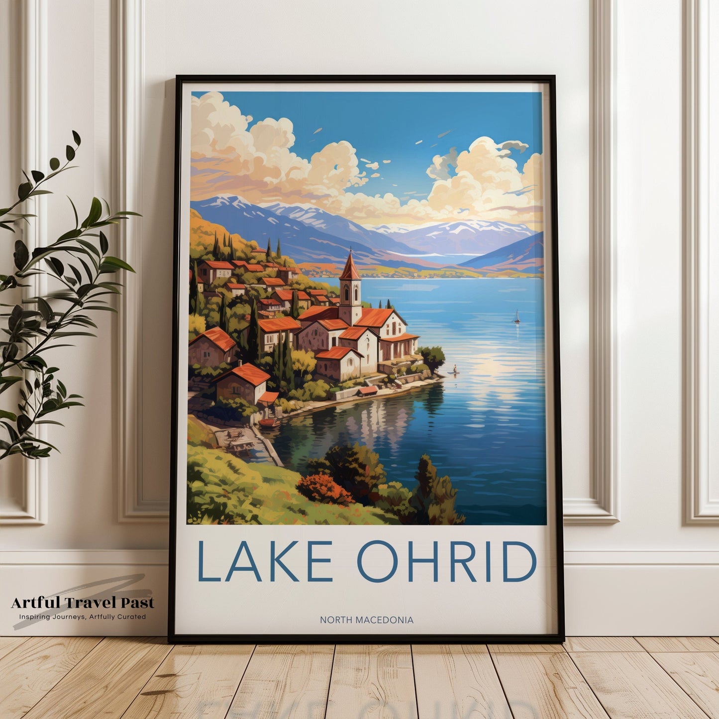Lake Ohrid Poster - North Macedonia Wall Art