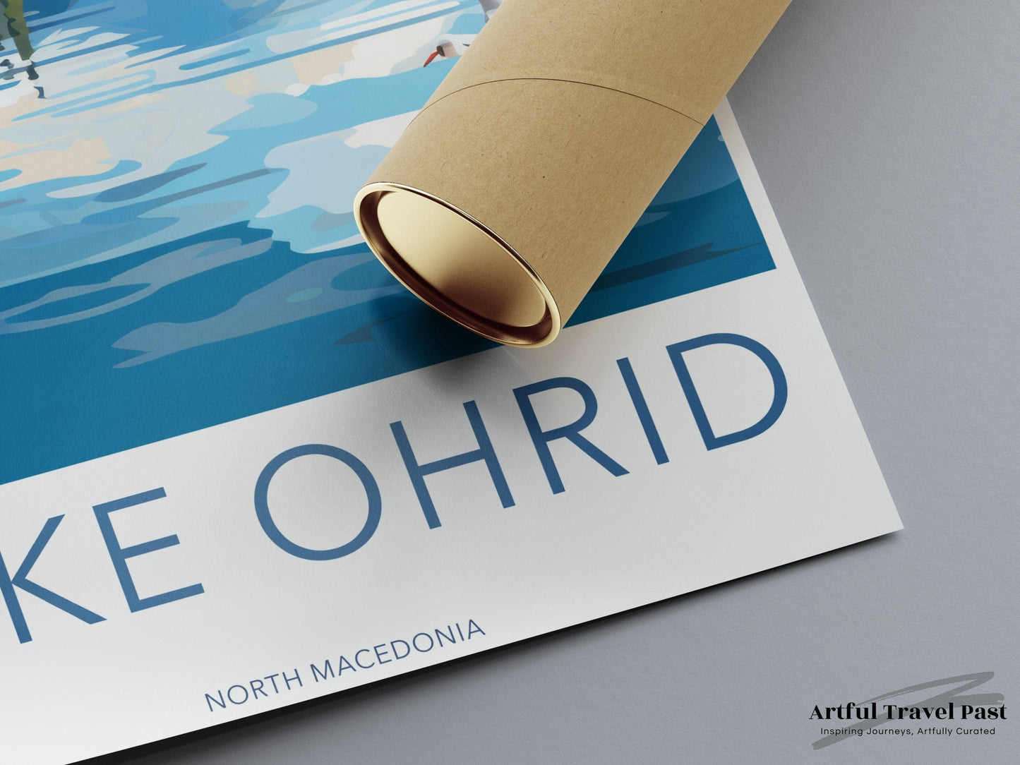 Lake Ohrid Poster - North Macedonia Wall Art