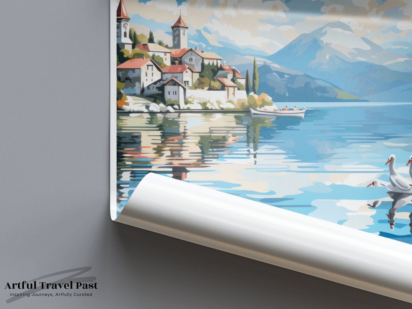Lake Ohrid Poster - North Macedonia Wall Art