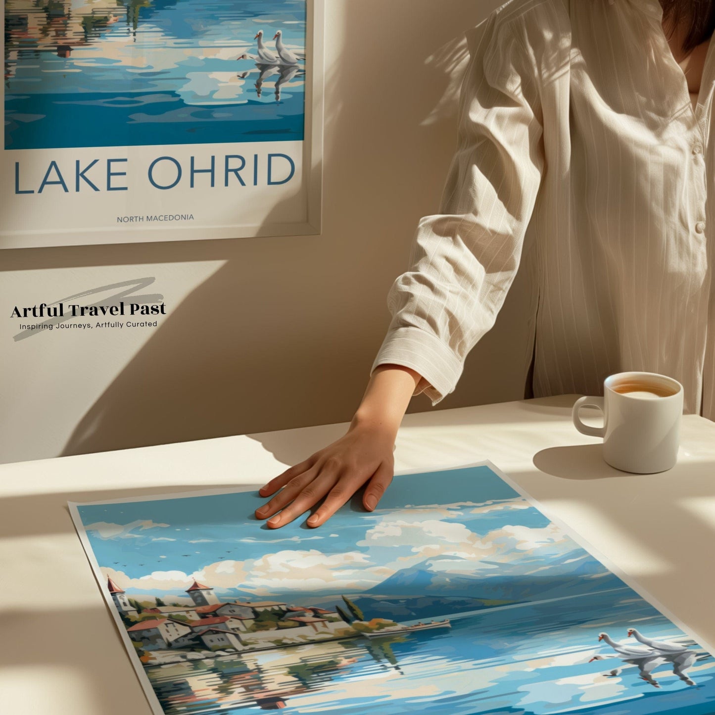 Lake Ohrid Poster - North Macedonia Wall Art