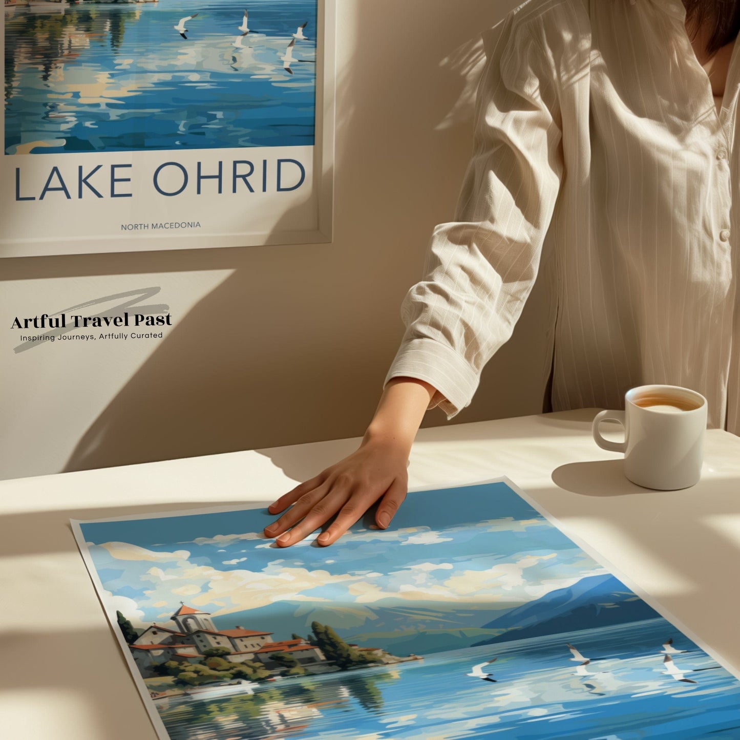 Lake Ohrid Poster - North Macedonia Wall Art