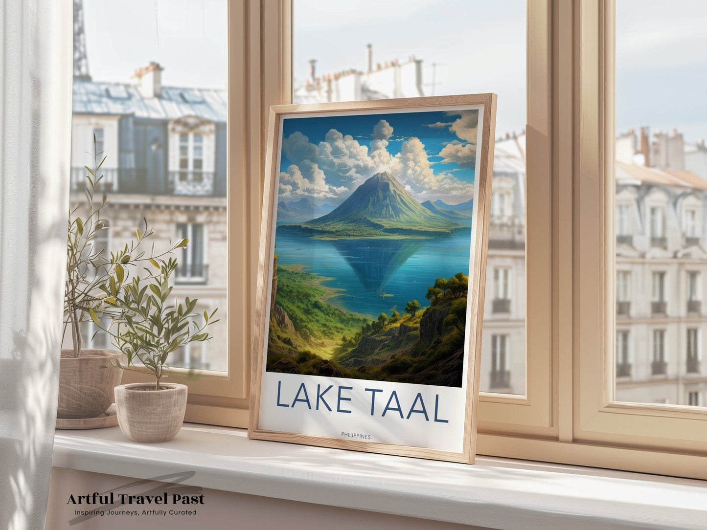 Lake Taal Poster - Philippines Wall Art