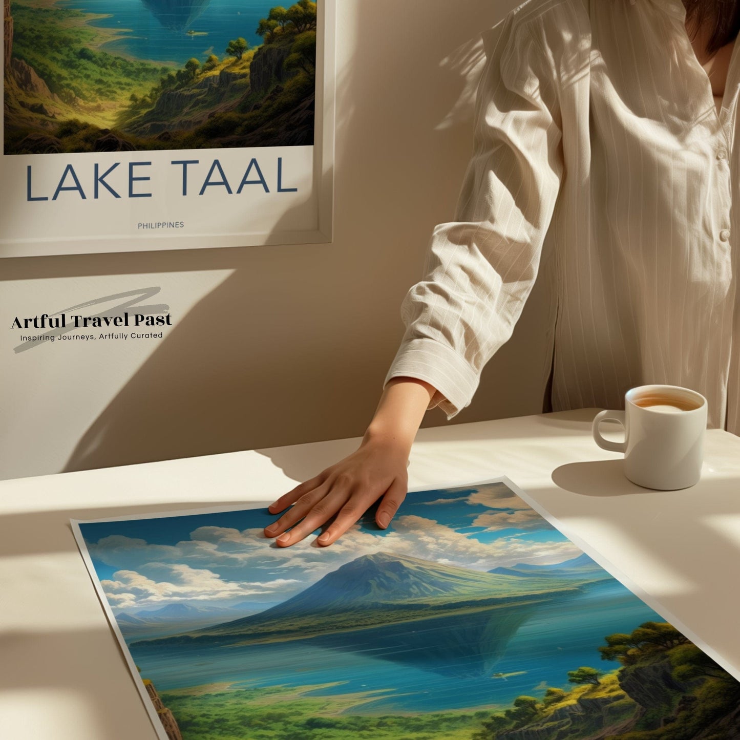 Lake Taal Poster - Philippines Wall Art