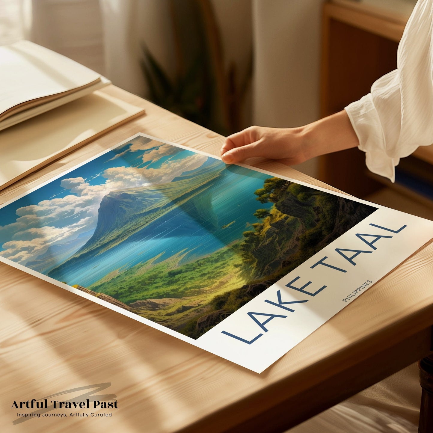 Lake Taal Poster - Philippines Wall Art