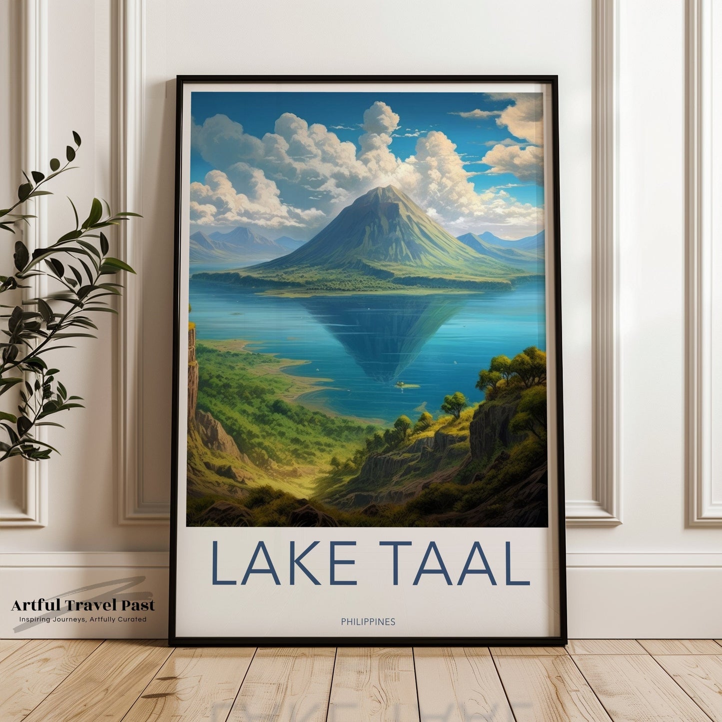 Lake Taal Poster - Philippines Wall Art