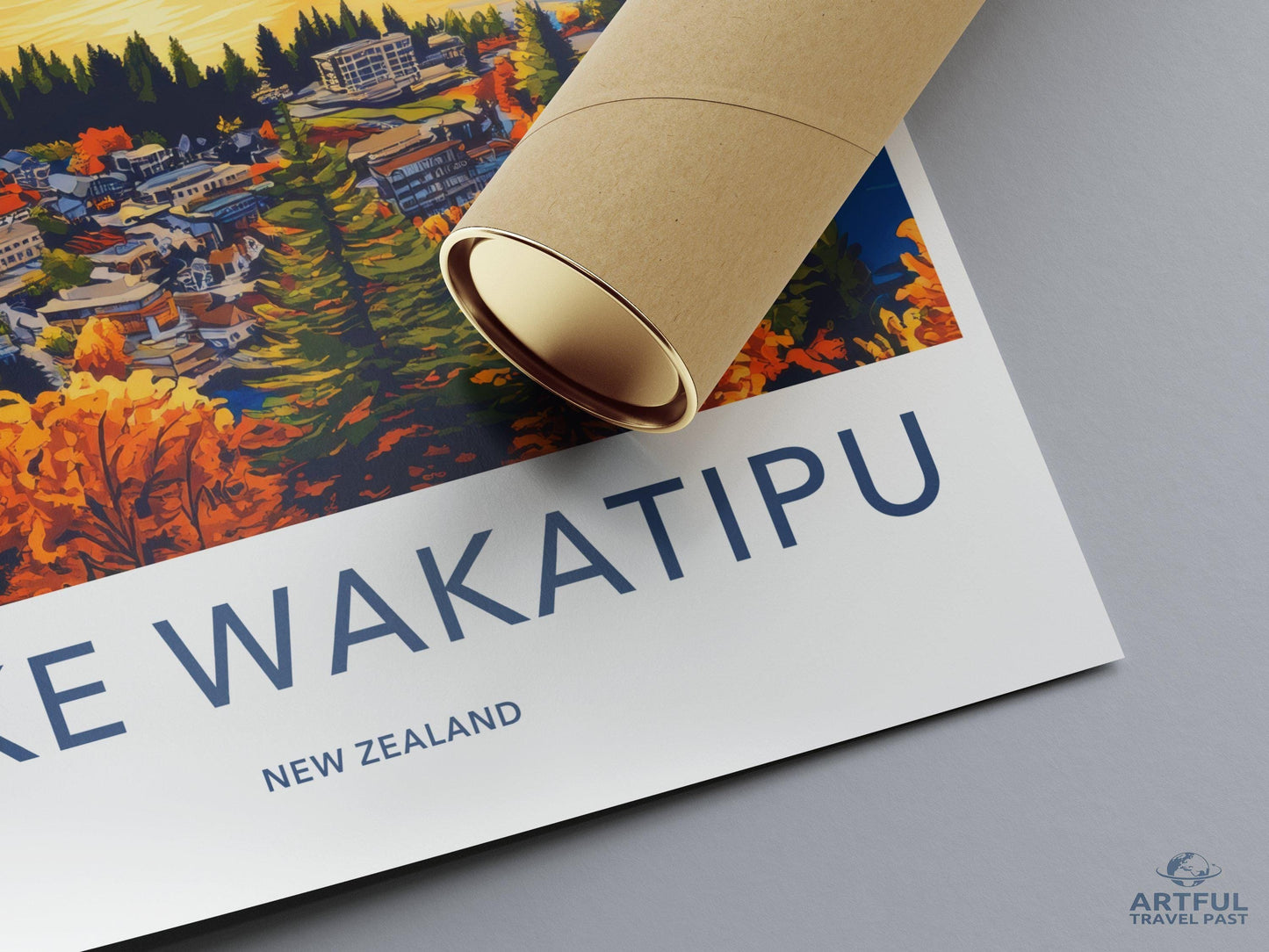 Lake Wakatipu Poster - New Zealand Wall Art