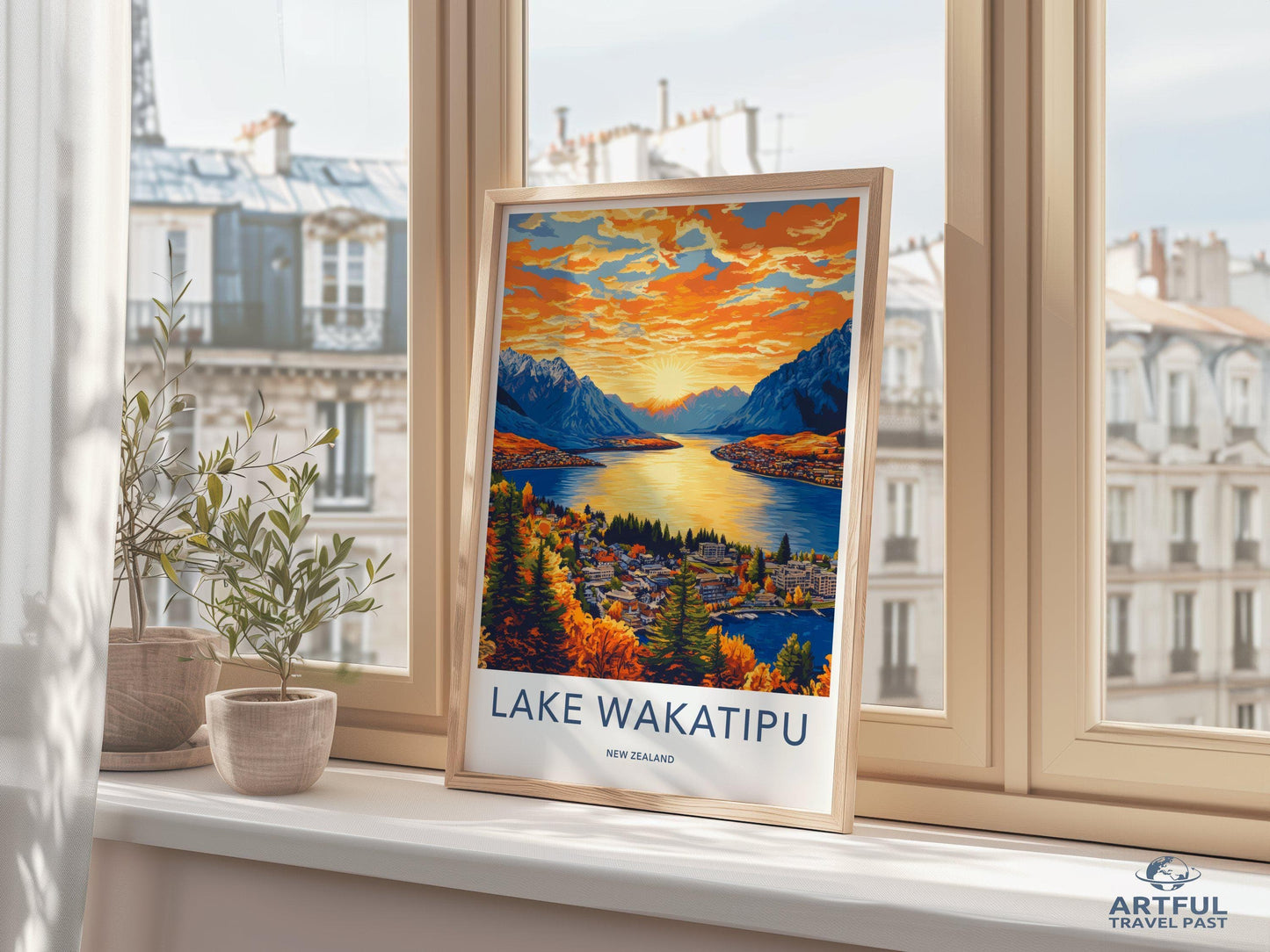 Lake Wakatipu Poster - New Zealand Wall Art