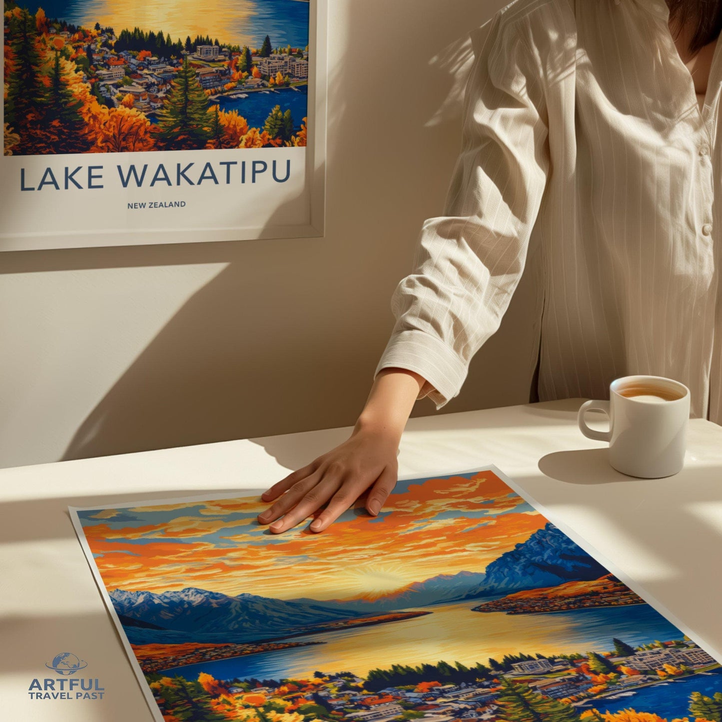 Lake Wakatipu Poster - New Zealand Wall Art