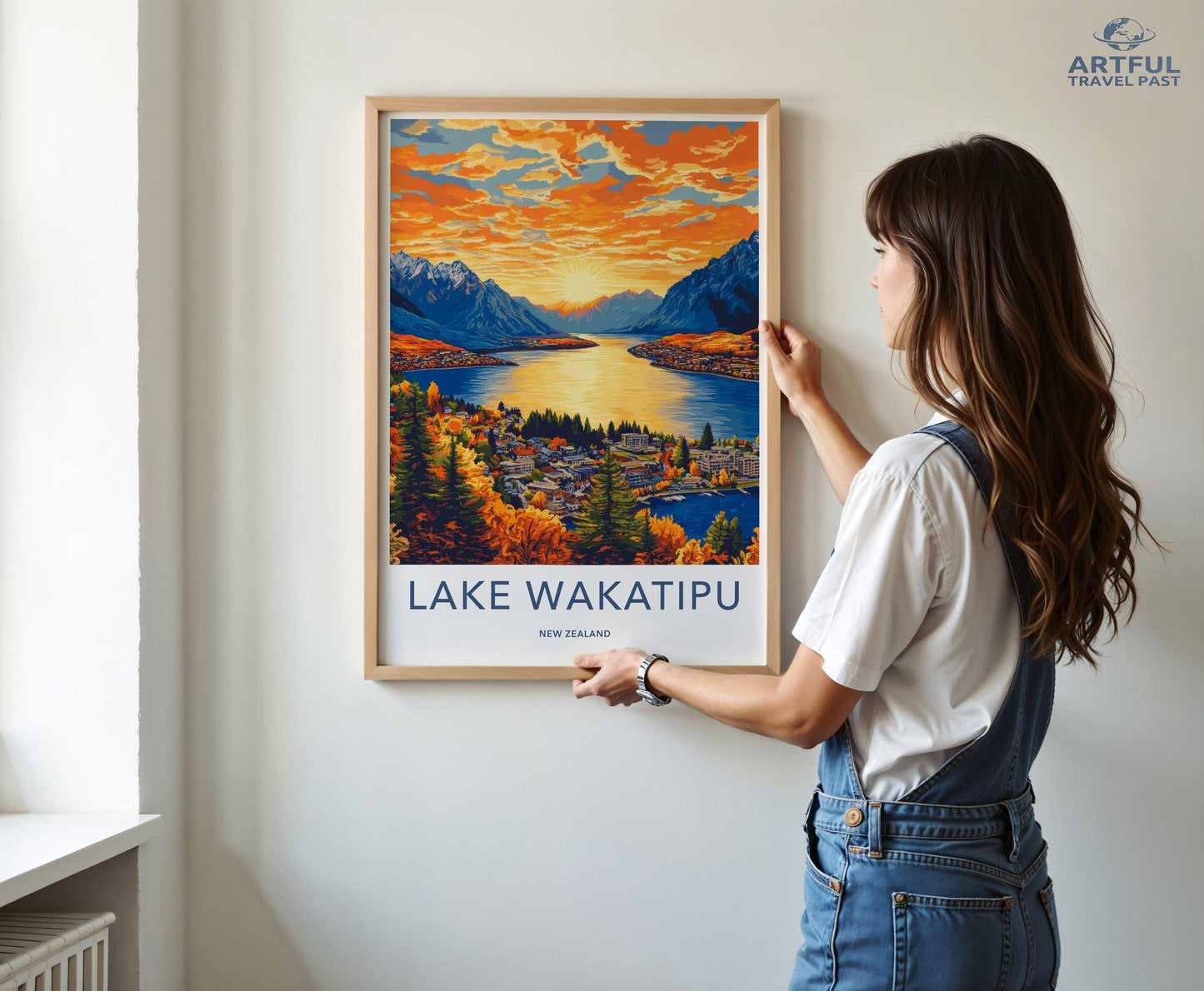 Lake Wakatipu Poster - New Zealand Wall Art