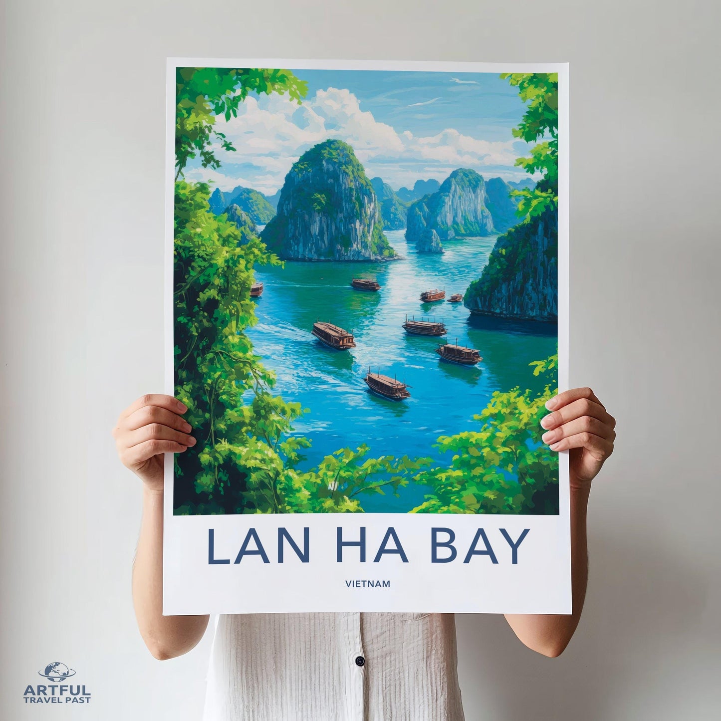 Lan Ha Bay Poster - Vietnam Wall Art