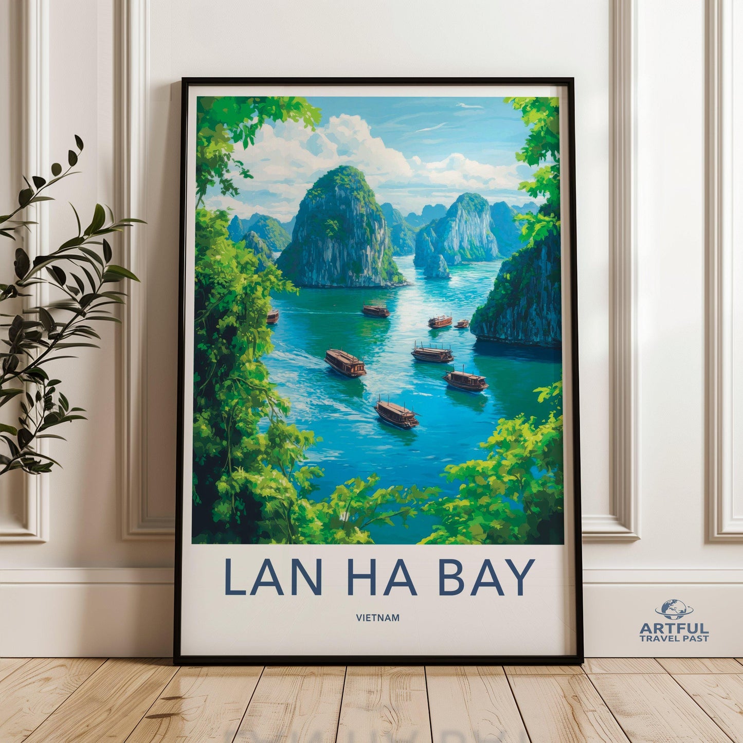 Lan Ha Bay Poster - Vietnam Wall Art