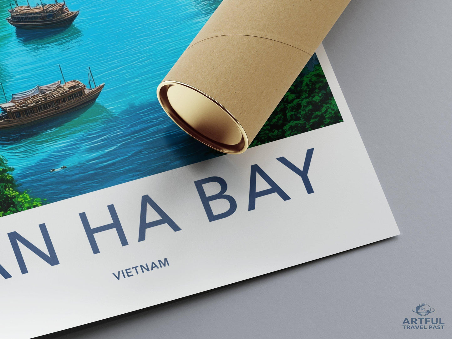 Lan Ha Bay Poster | Vietnam Wall Art | Asia Decor