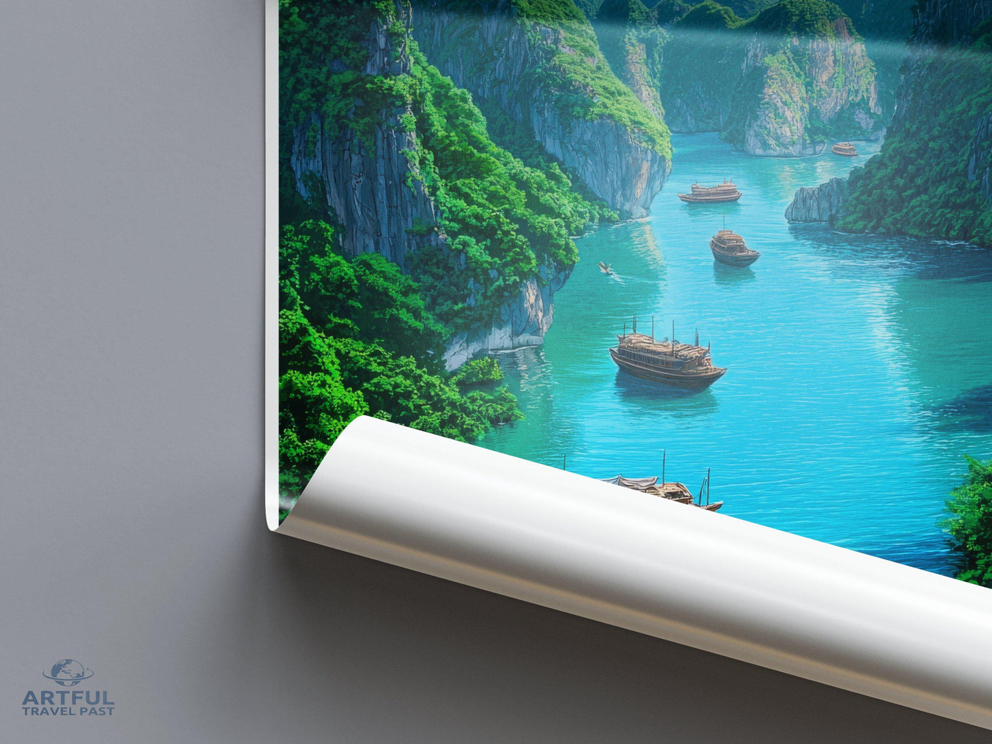 Lan Ha Bay Poster | Vietnam Wall Art | Asia Decor