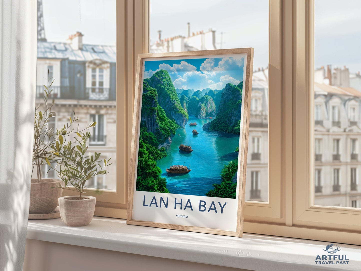 Lan Ha Bay Poster | Vietnam Wall Art | Asia Decor