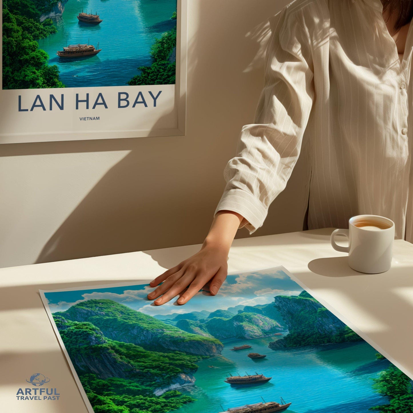 Lan Ha Bay Poster | Vietnam Wall Art | Asia Decor