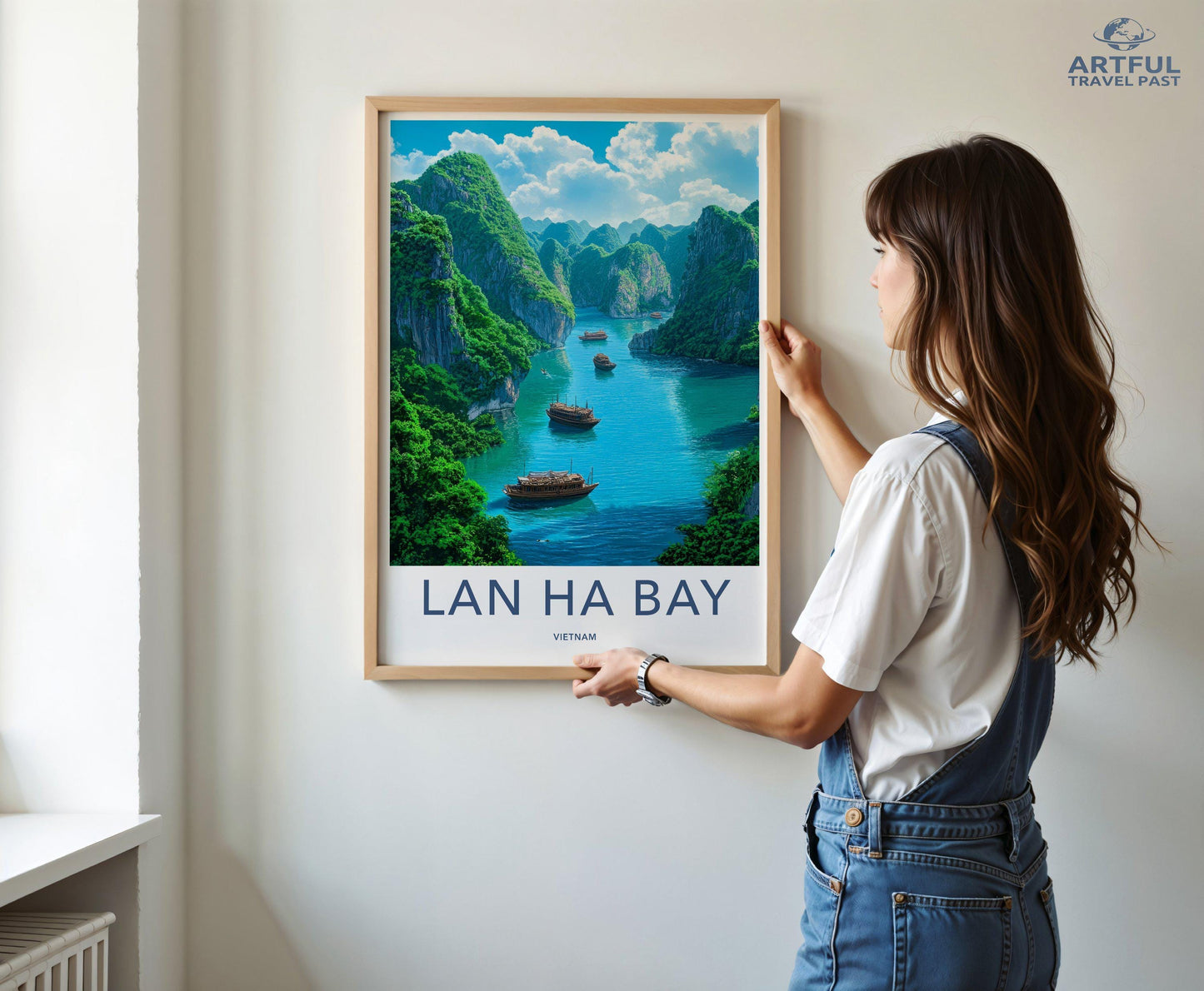 Lan Ha Bay Poster | Vietnam Wall Art | Asia Decor
