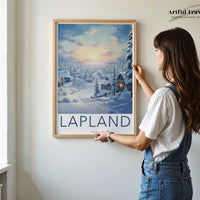 Lapland Poster - Finland Wall Art