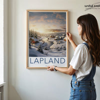 Lapland Poster - Finland Wall Art