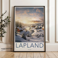 Lapland Poster - Finland Wall Art