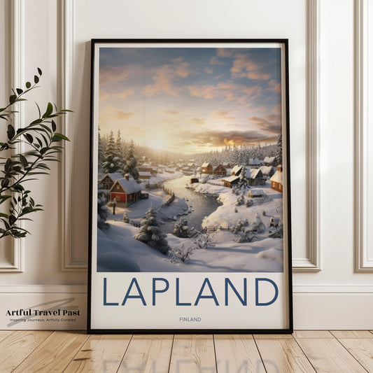 Lapland Poster - Finland Wall Art