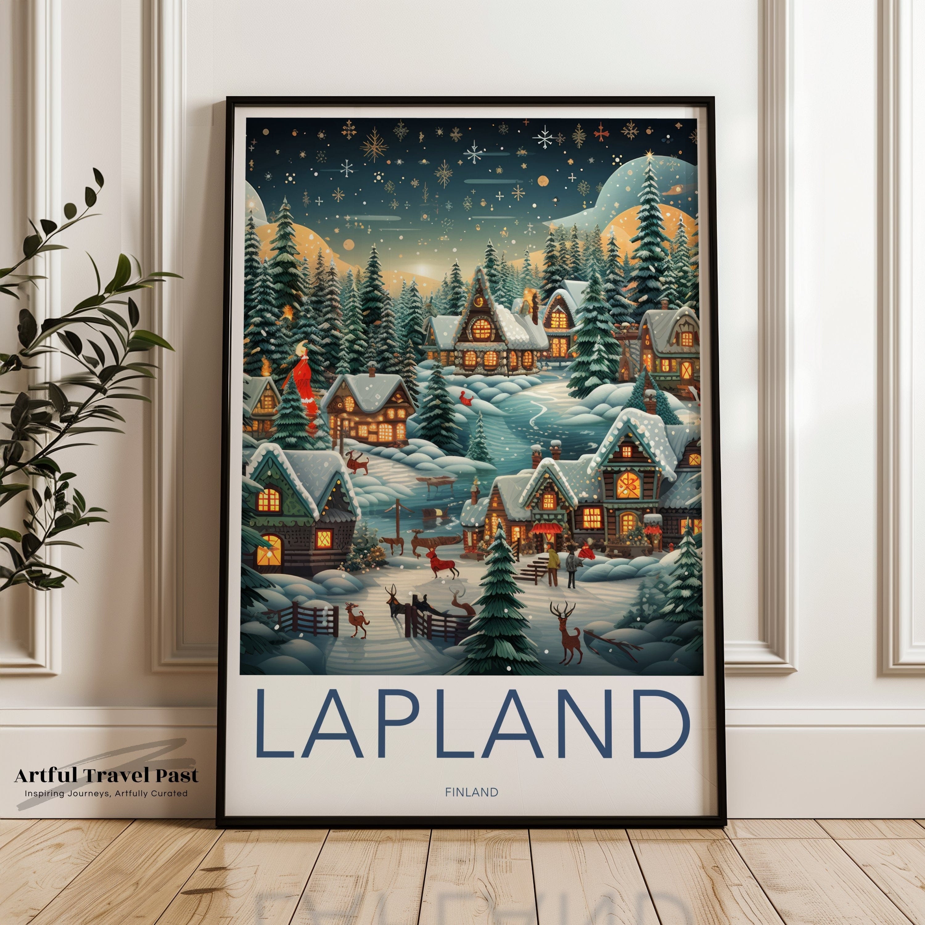 Lapland Poster - Finland Wall Art