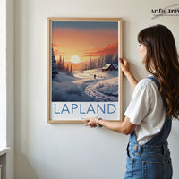 Lapland Poster - Finland Wall Art