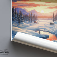 Lapland Poster - Finland Wall Art