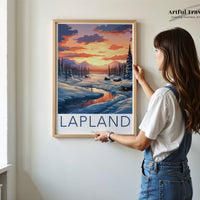 Lapland Poster - Finland Wall Art