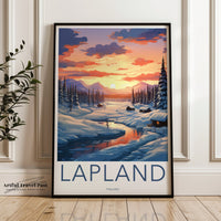 Lapland Poster - Finland Wall Art