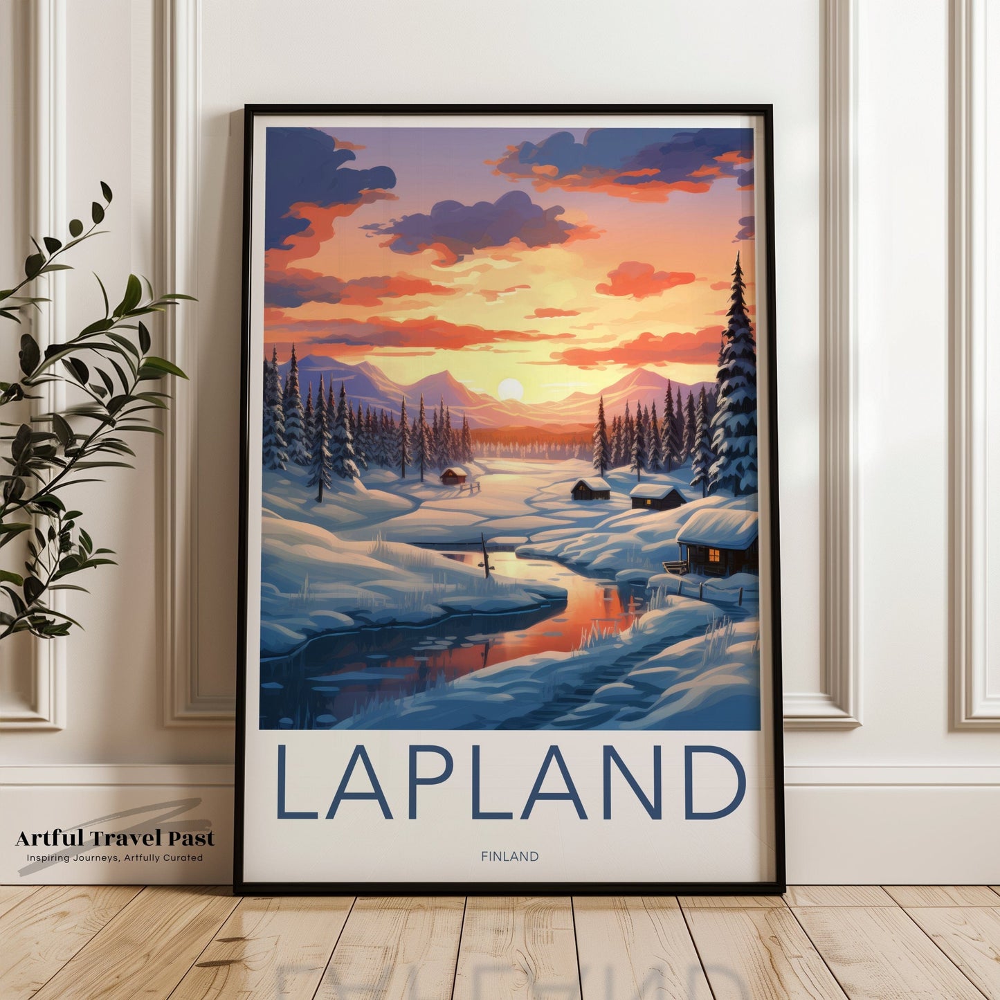 Lapland Poster - Finland Wall Art