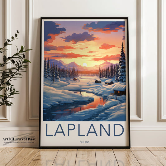 Lapland Poster - Finland Wall Art