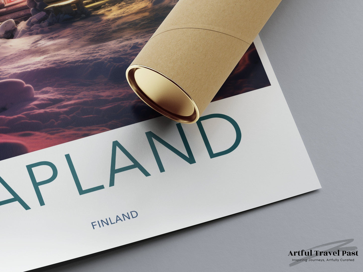 Lapland Poster | Finland Wall Art | Scandinavia Decor