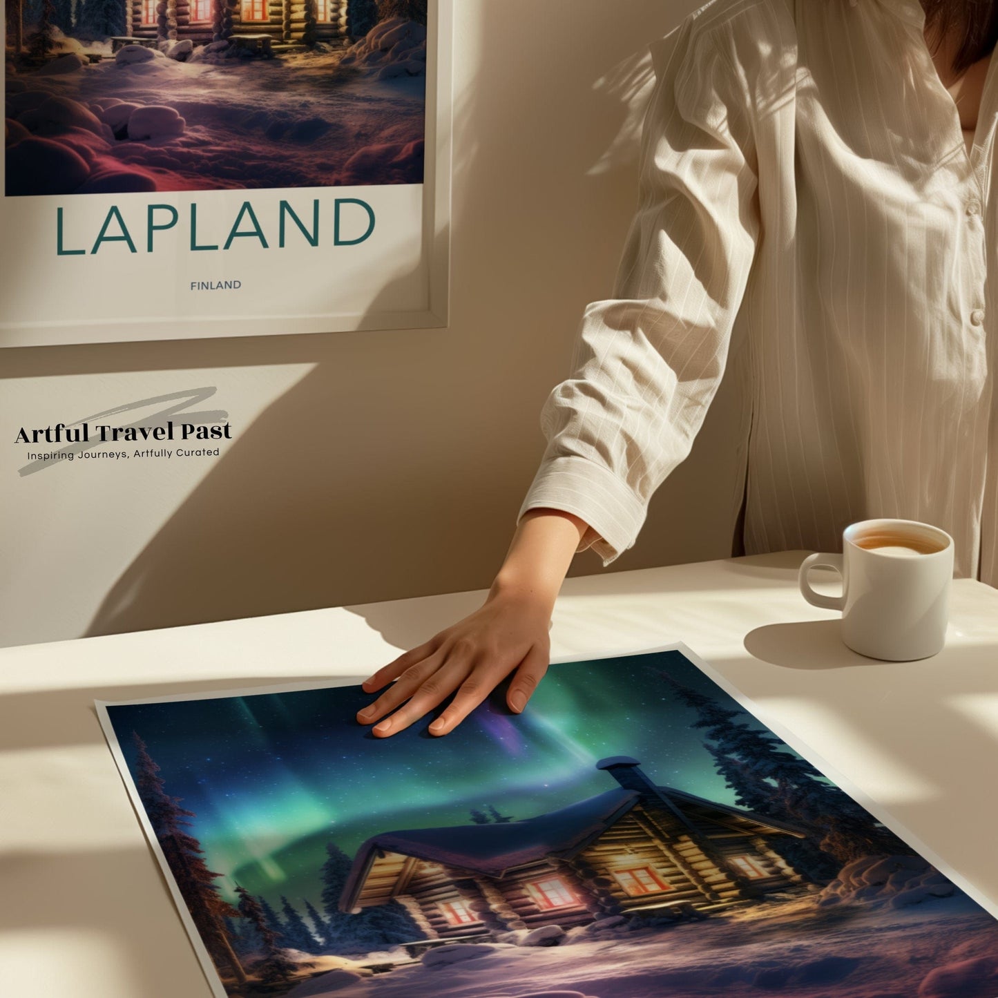 Lapland Poster | Finland Wall Art | Scandinavia Decor