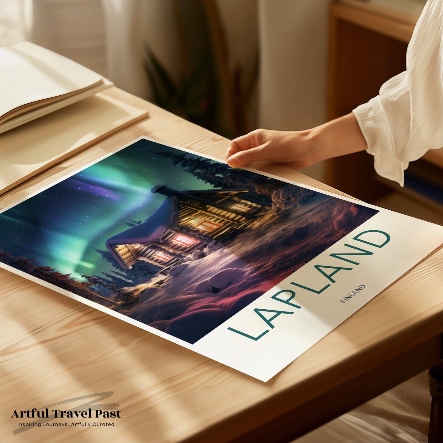 Lapland Poster | Finland Wall Art | Scandinavia Decor