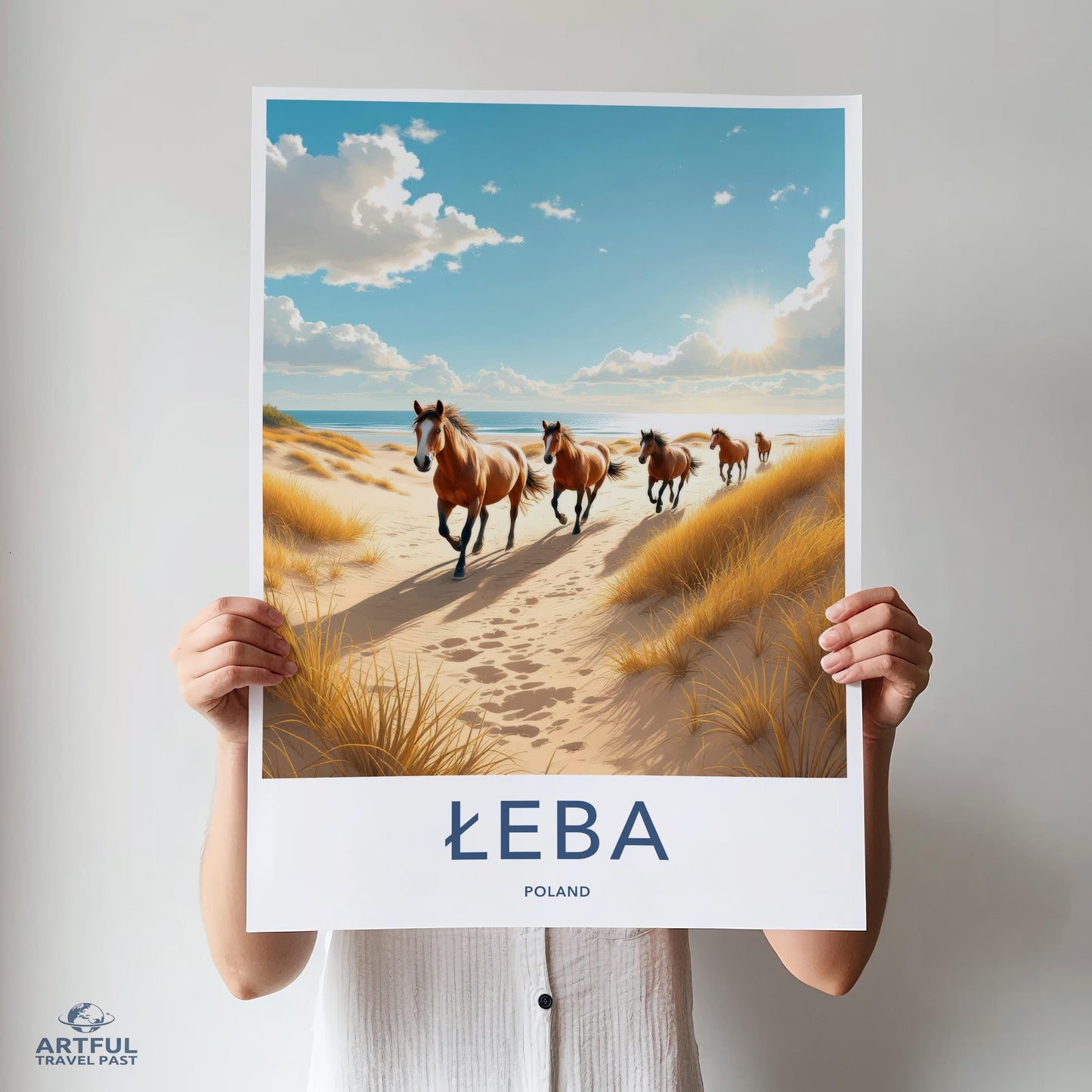 Leba Poster - Poland Wall Art