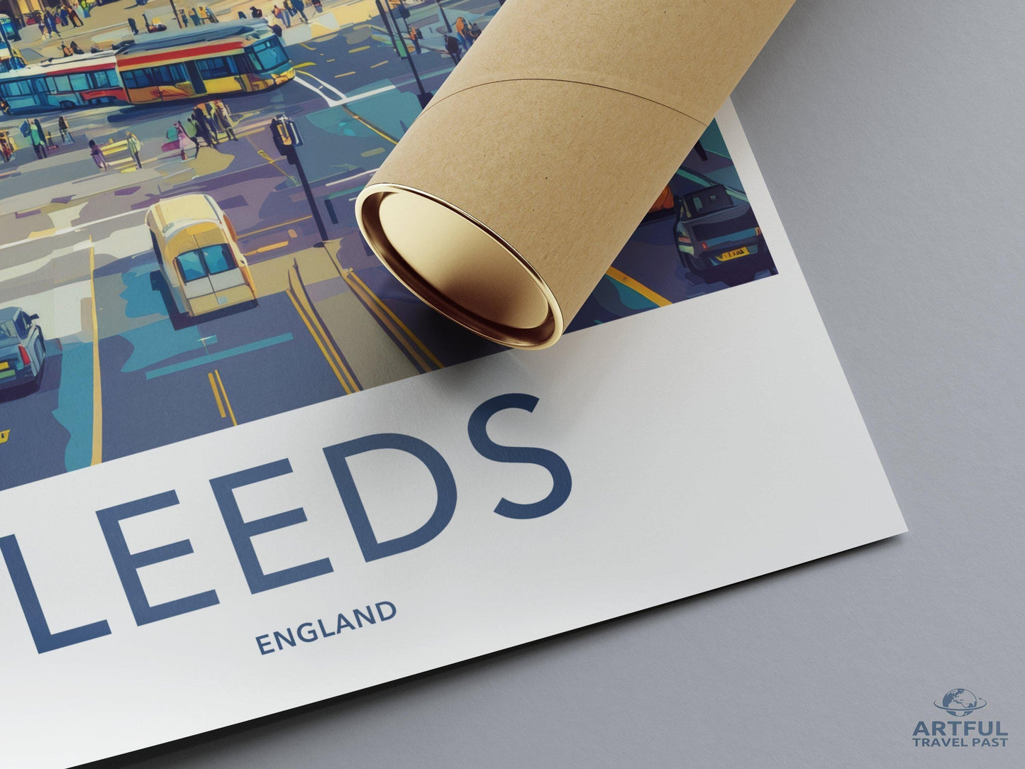 Leeds Poster - England Wall Art