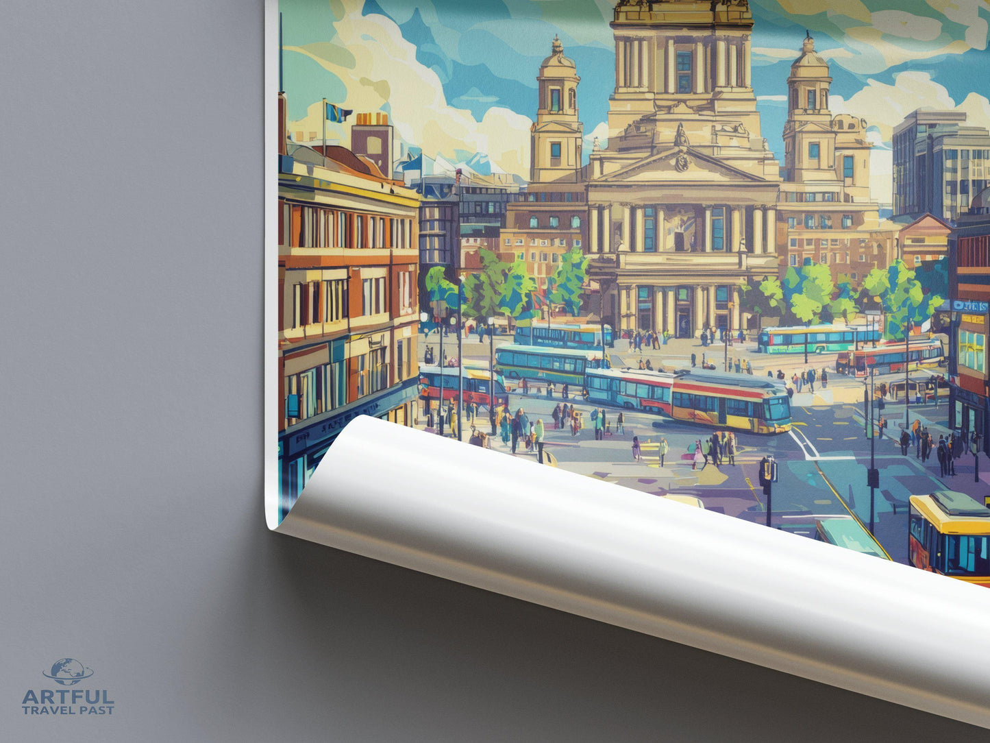 Leeds Poster - England Wall Art