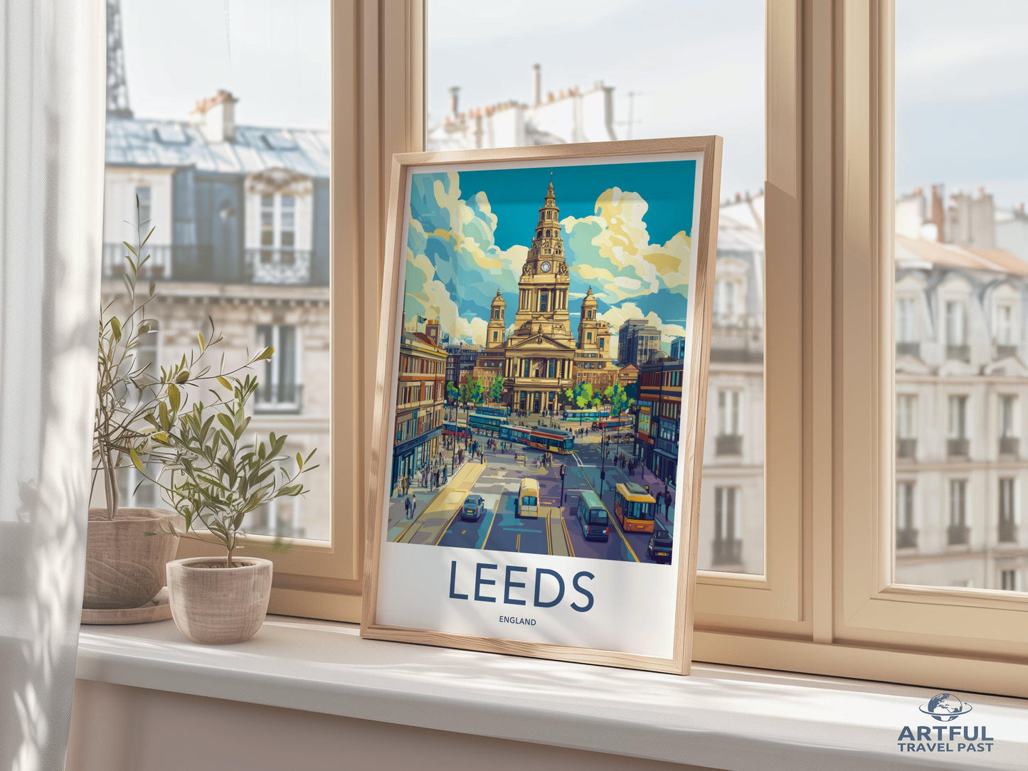 Leeds Poster - England Wall Art