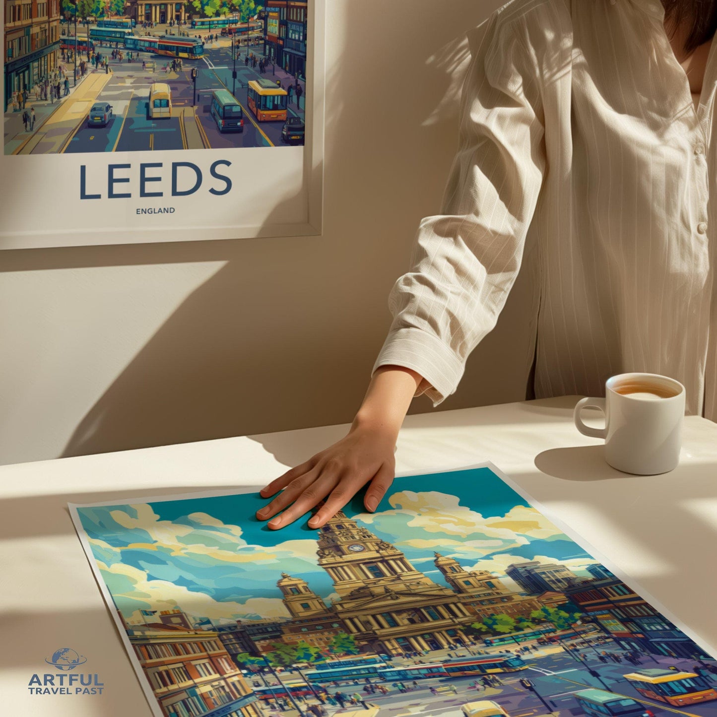 Leeds Poster - England Wall Art